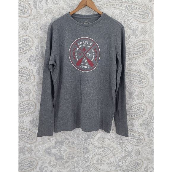 G.H. Bass & Co. Other - G.H. Bass thermal/waffle men's Grey pullover Gorpcore coast to coast Size Small